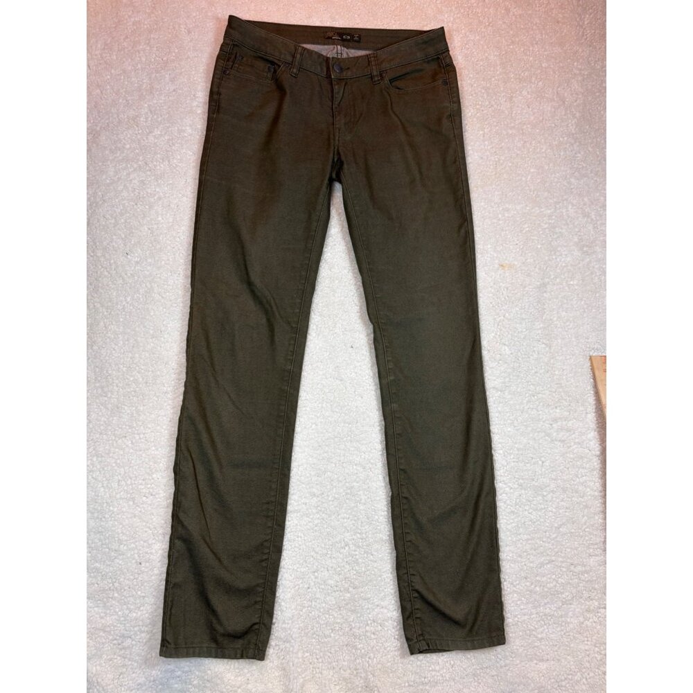 Prana Women's Skinny Pants Size 8/29 Outdoor‎ Olive Long Inseam